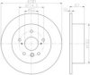 HELLA 8DD 355 118-311 Brake Disc